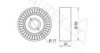 MERCE 6682020119 Deflection/Guide Pulley, v-ribbed belt